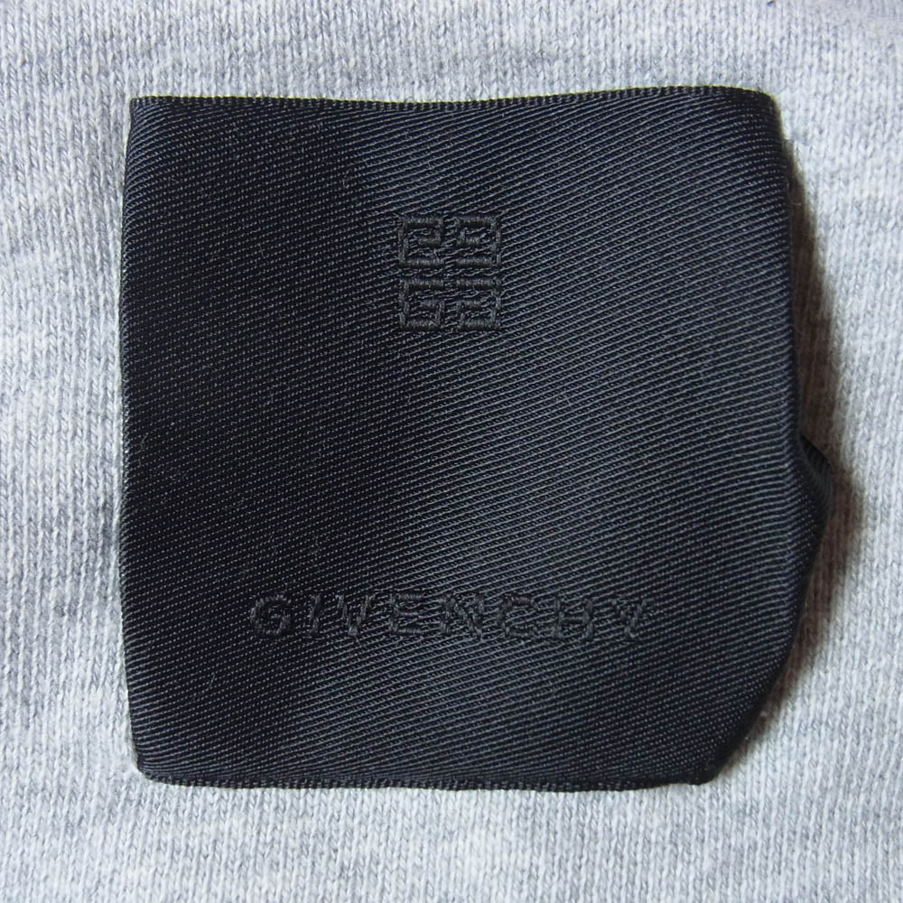 GIVENCHY ジバンシィ BMJ0HC3YAC ロゴプリント プルオーバー フーディー パーカー グレー系 M【中古】