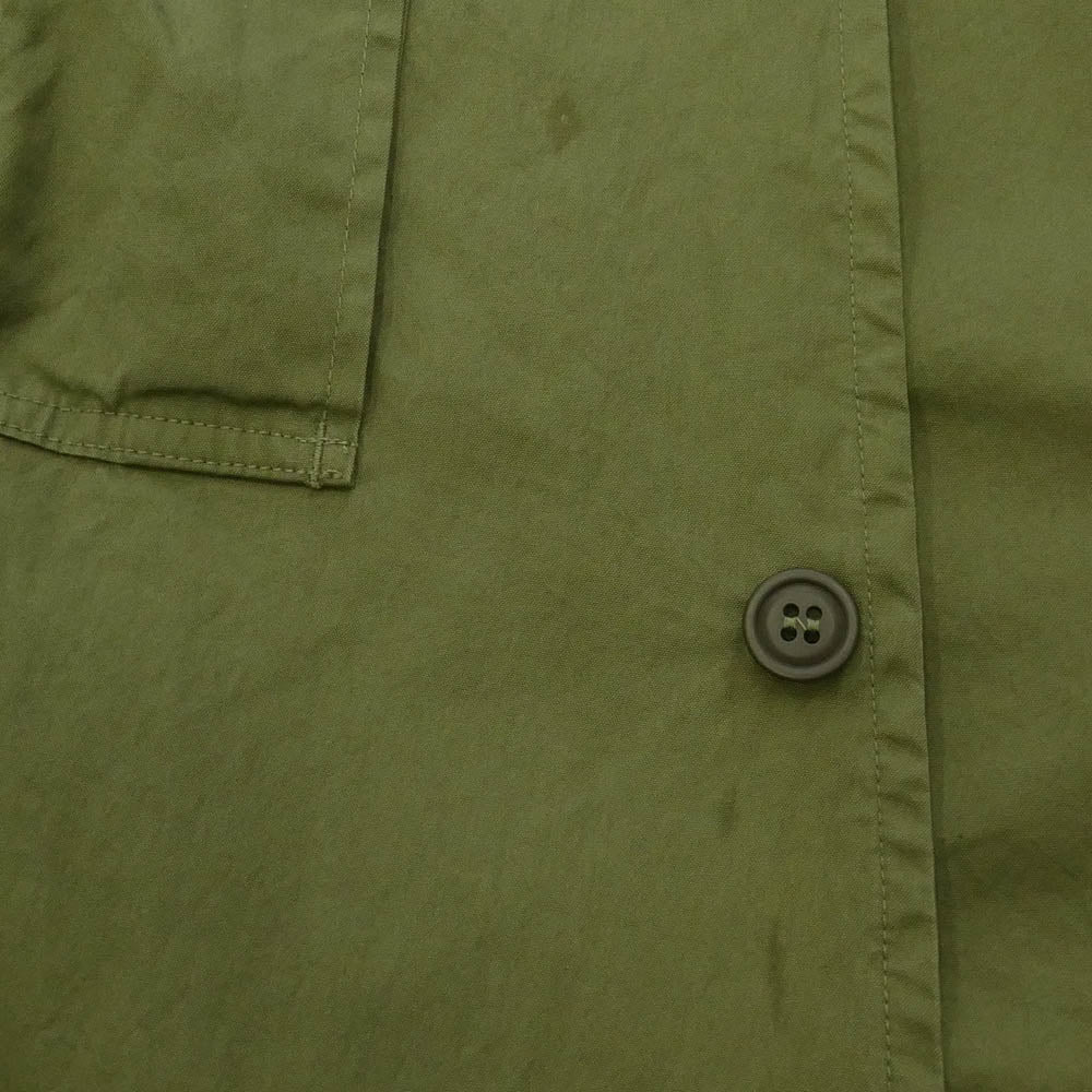 JUNYA WATANABE COMME des GARCONS MAN ジュンヤワタナベコムデギャルソンマン Needles ニードルス 25SS WP-C901 Rebuild By Needles 綿ナイロンオックス 再構築ミリタリーコート モスグリーン系 L【中古】