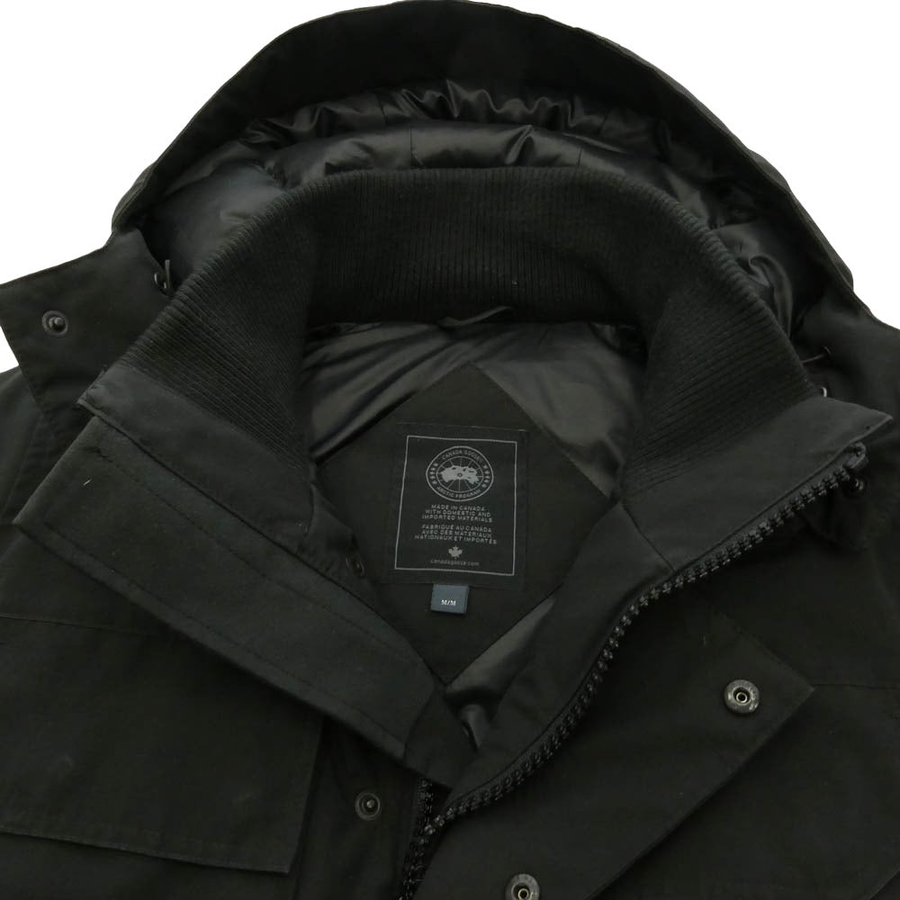   カナダグース 4550MB サザビーリーグタグ MAITLAND PARKA BLACK LABEL ブラックレーベル メイトランド パーカ ダウン ジャケット ブラック系 M【中古】 CANADA GOOSE カナダグース 4550MB サザビーリーグタグ MAITLAND PARKA