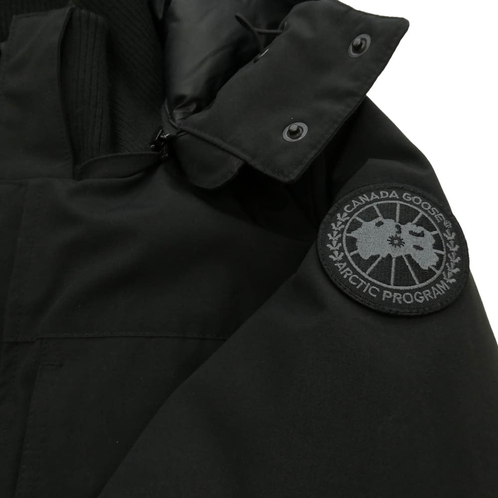 CANADA GOOSE カナダグース 4550MB サザビーリーグタグ MAITLAND PARKA BLACK LABEL ブラックレーベル メイトランド パーカ ダウン ジャケット ブラック系 M【中古】