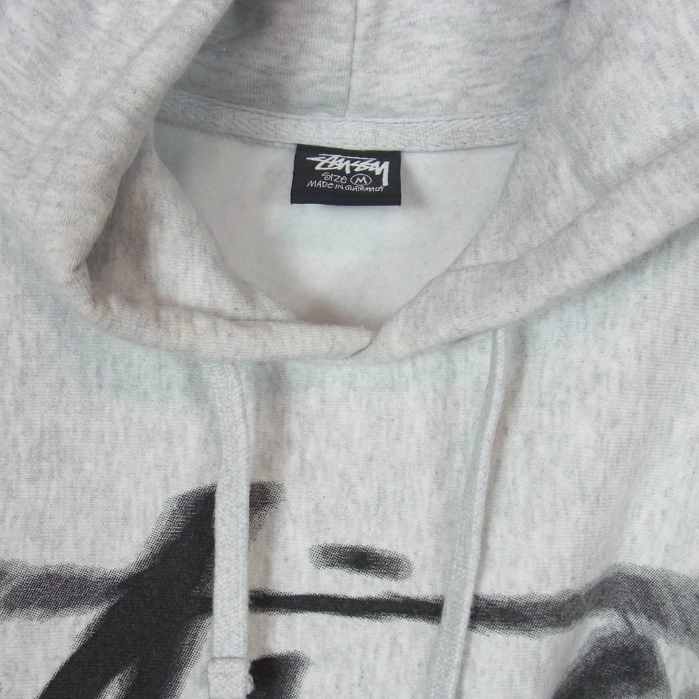 STUSSY ステューシー 23AW 1924932 Dizzy Stock Hoody ディジー ストック フーディー ロゴ プルオーバー パーカー グレー系 M【中古】