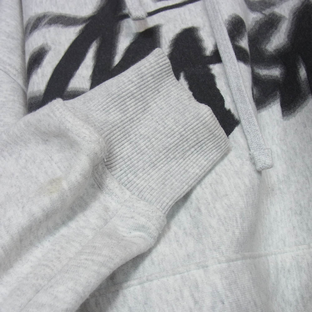 STUSSY ステューシー 23AW 1924932 Dizzy Stock Hoody ディジー ストック フーディー ロゴ プルオーバー パーカー グレー系 M【中古】