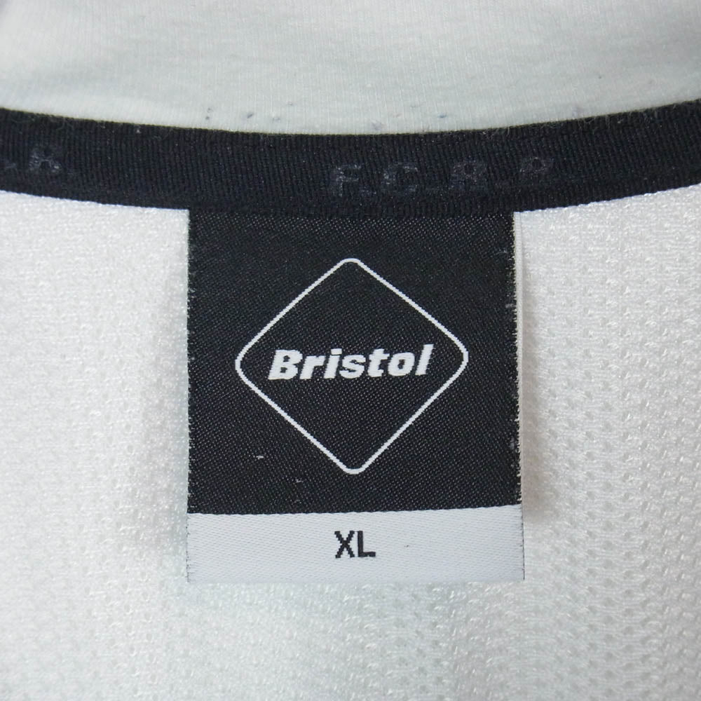F.C.R.B. エフシーアールビー FCRB-232037 VENTILATION HOODIE ベンチレーション フーディー ロゴ 切り替え ダブルジップ パーカー ベージュ系 XL【中古】