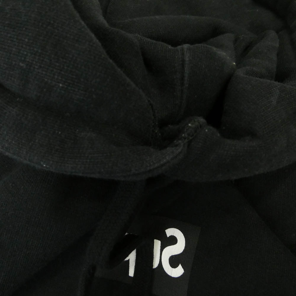 Supreme シュプリーム 18AW × Comme des GARCONS SHIRT Split Box Logo Hooded Sweatshirt コムデギャルソン シャツ スプリット ボックス ロゴ フーディー スウェットシャツ プルオーバー パーカー ブラック系 S【中古】