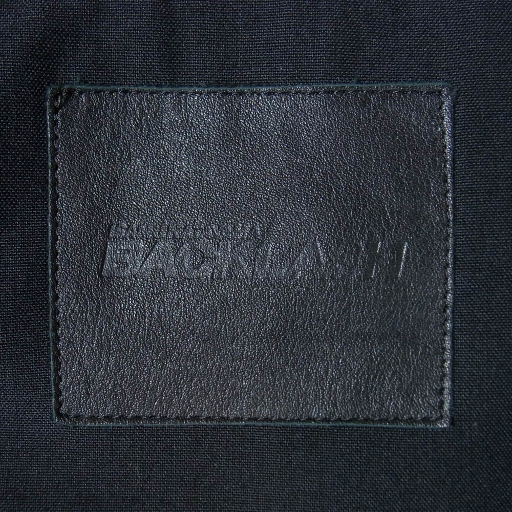 ISAMUKATAYAMA BACKLASH イサムカタヤマバックラッシュ 1814-03 2B レザーボタン 裏無し ノーベンツ アンコン テーラード ジャケット ブラック系 2【中古】 ISAMUKATAYAMA BACKLASH イサムカタヤマバックラッシュ 1814-03 2B