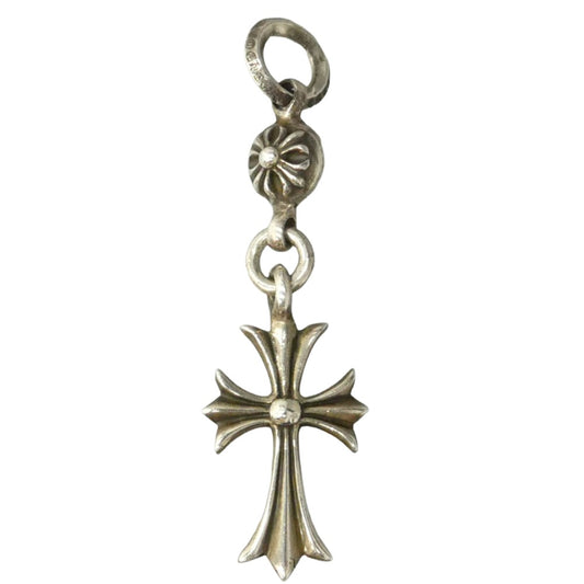 CHROME HEARTS クロムハーツ（原本無） 1B TNY CH CRS 1ボール タイニー CHクロス チャーム ペンダントトップ シルバー系【中古】