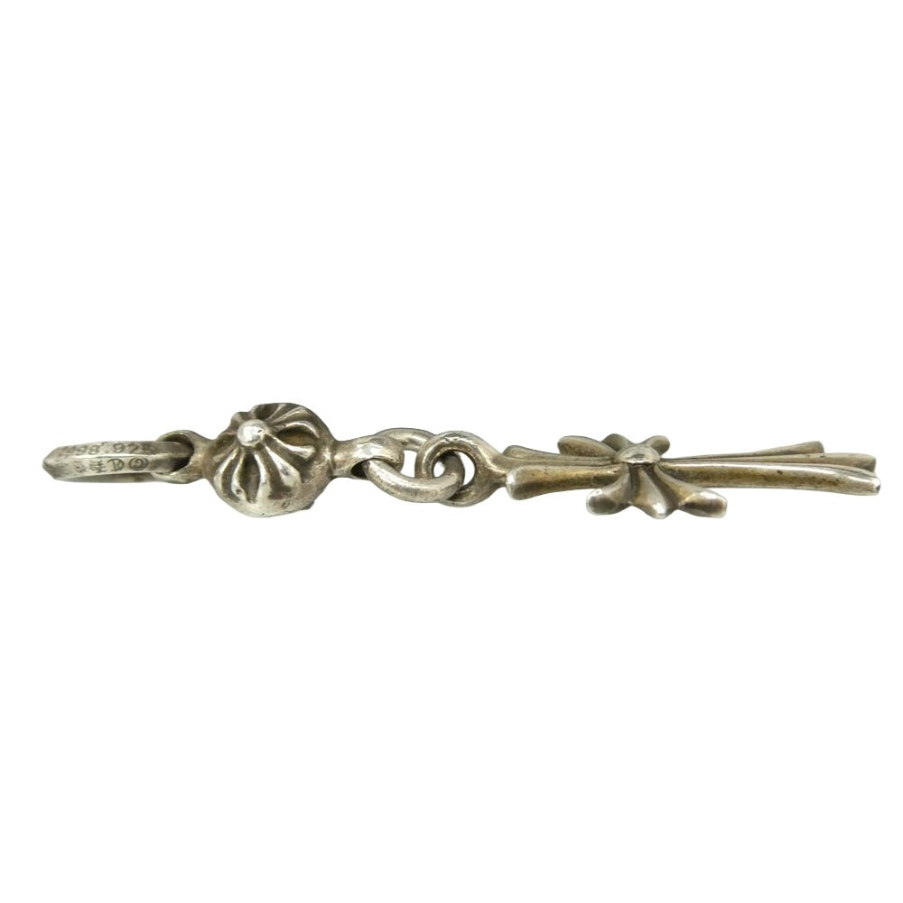 CHROME HEARTS クロムハーツ（原本無） 1B TNY CH CRS 1ボール タイニー CHクロス チャーム ペンダントトップ シルバー系【中古】