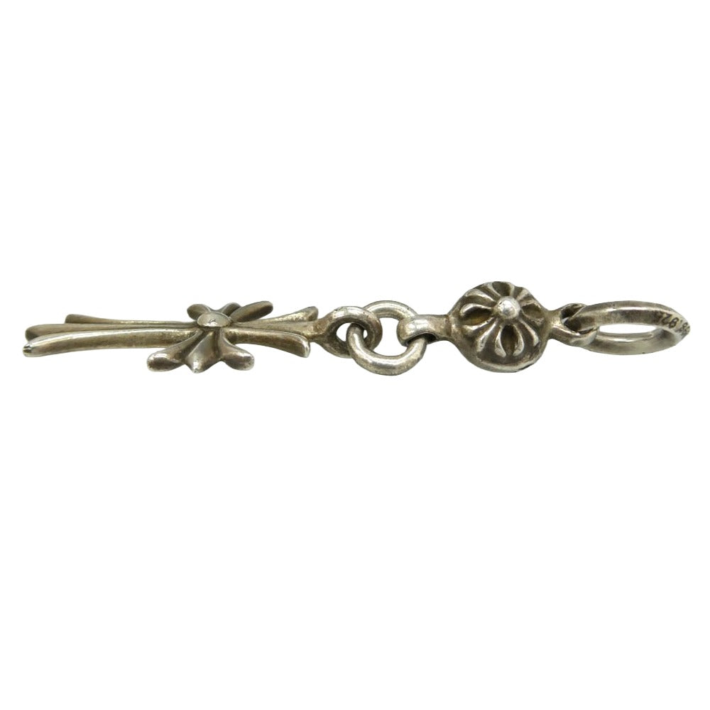 CHROME HEARTS クロムハーツ（原本無） 1B TNY CH CRS 1ボール タイニー CHクロス チャーム ペンダントトップ シルバー系【中古】