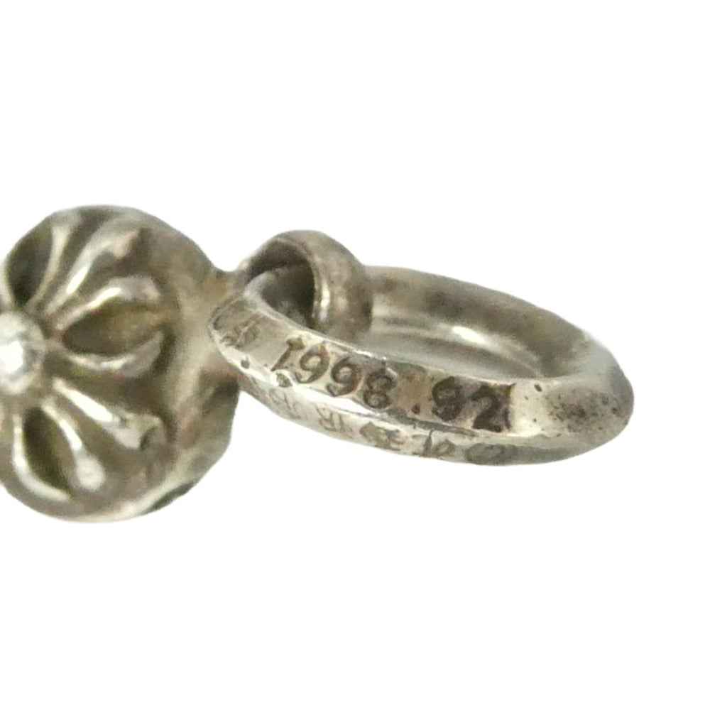 CHROME HEARTS クロムハーツ（原本無） 1B TNY CH CRS 1ボール タイニー CHクロス チャーム ペンダントトップ シルバー系【中古】