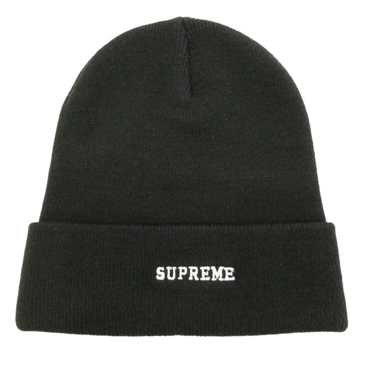 Supreme シュプリーム NIKE ナイキ 18AW AT0107-010 x NIKE beanie ロゴ ビーニー ニットキャップ ニット帽 ブラック系【美品】【中古】