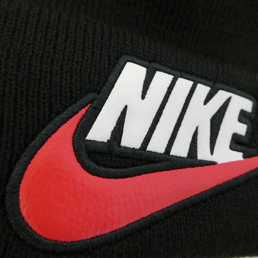 Supreme シュプリーム NIKE ナイキ 18AW AT0107-010 x NIKE beanie ロゴ ビーニー ニットキャップ ニット帽 ブラック系【美品】【中古】