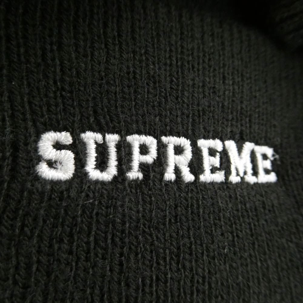 Supreme シュプリーム NIKE ナイキ 18AW AT0107-010 x NIKE beanie ロゴ ビーニー ニットキャップ ニット帽 ブラック系【美品】【中古】