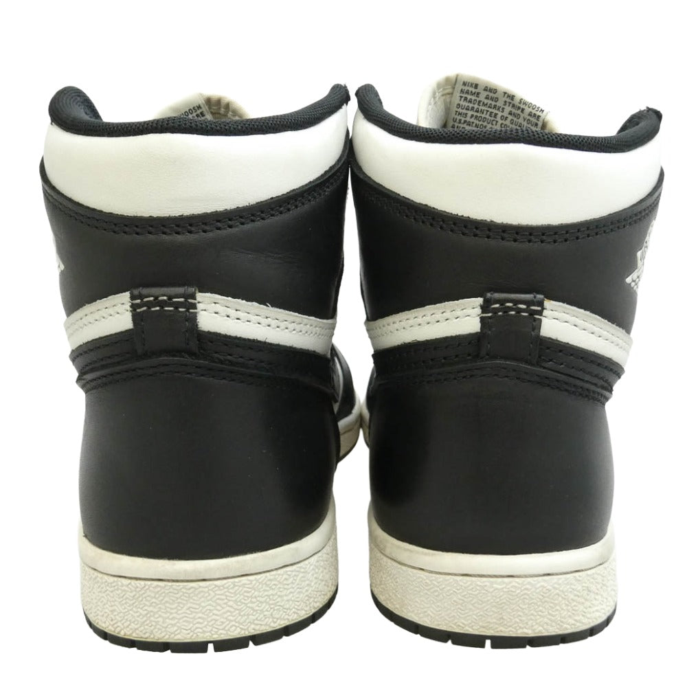 NIKE ナイキ BQ4422-001 Air Jordan 1 High '85 エアジョーダン1 ハイカット スニーカー ブラック系 ホワイト系 28cm【中古】