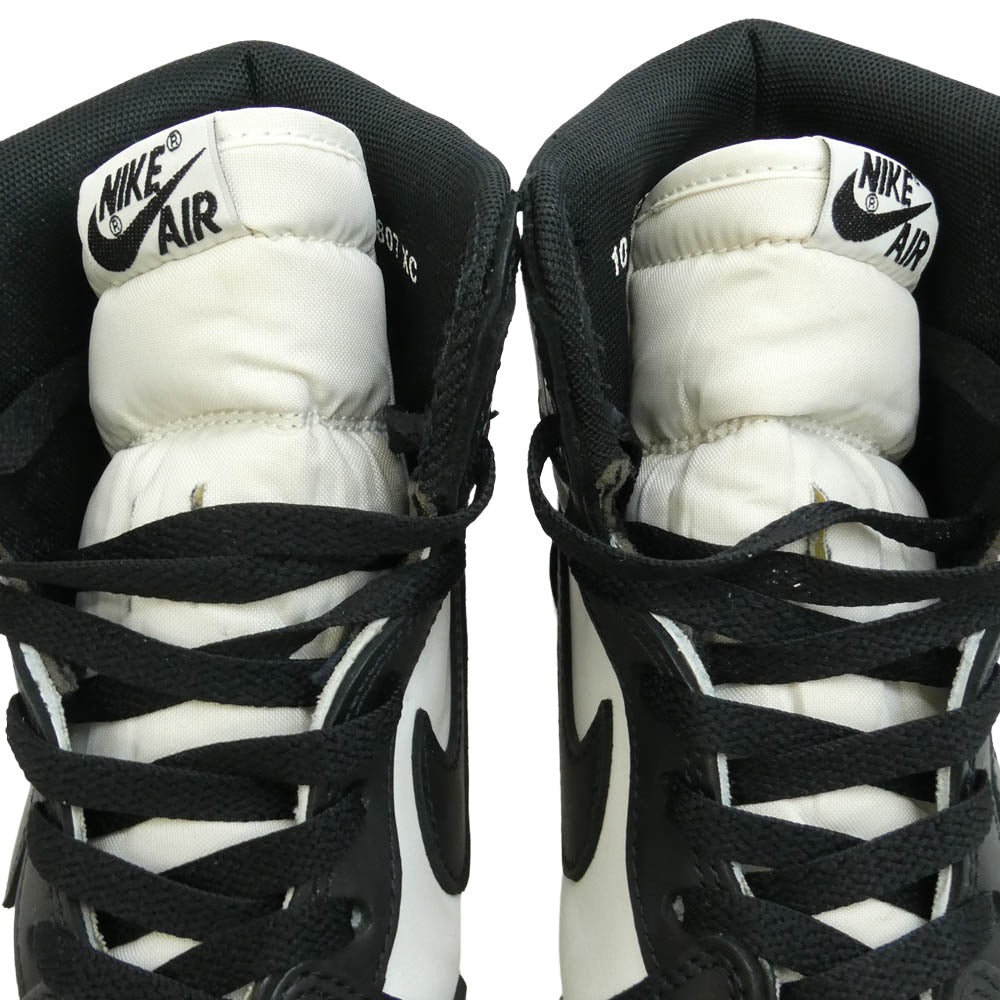 NIKE ナイキ BQ4422-001 Air Jordan 1 High '85 エアジョーダン1 ハイカット スニーカー ブラック系 ホワイト系 28cm【中古】