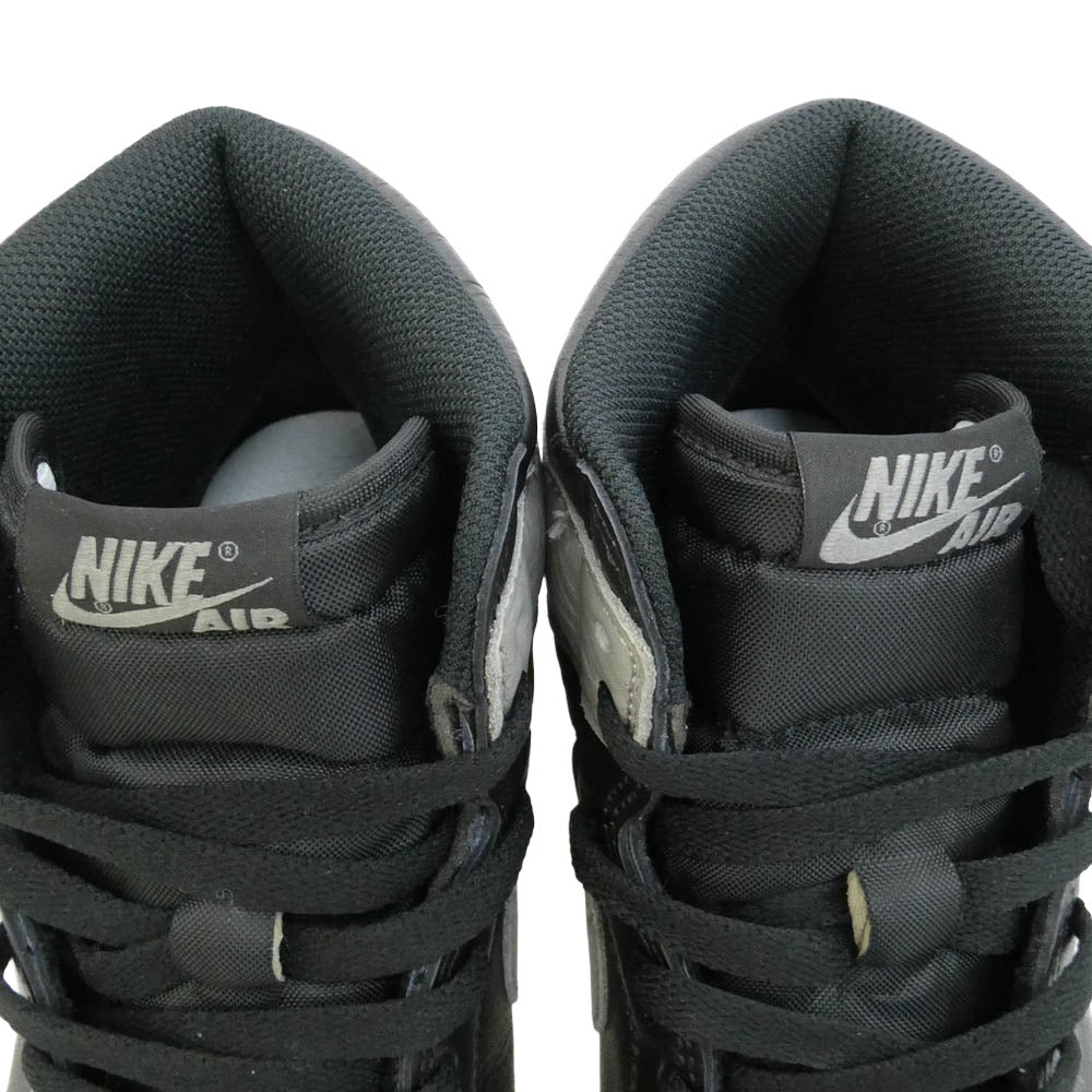 NIKE ナイキ 555088-013 Air Jordan 1 Retro High OG Shadow エアジョーダン1 レトロ ハイ OG シャドウ ハイカット スニーカー ブラック系 グレー系 28cm【中古】
