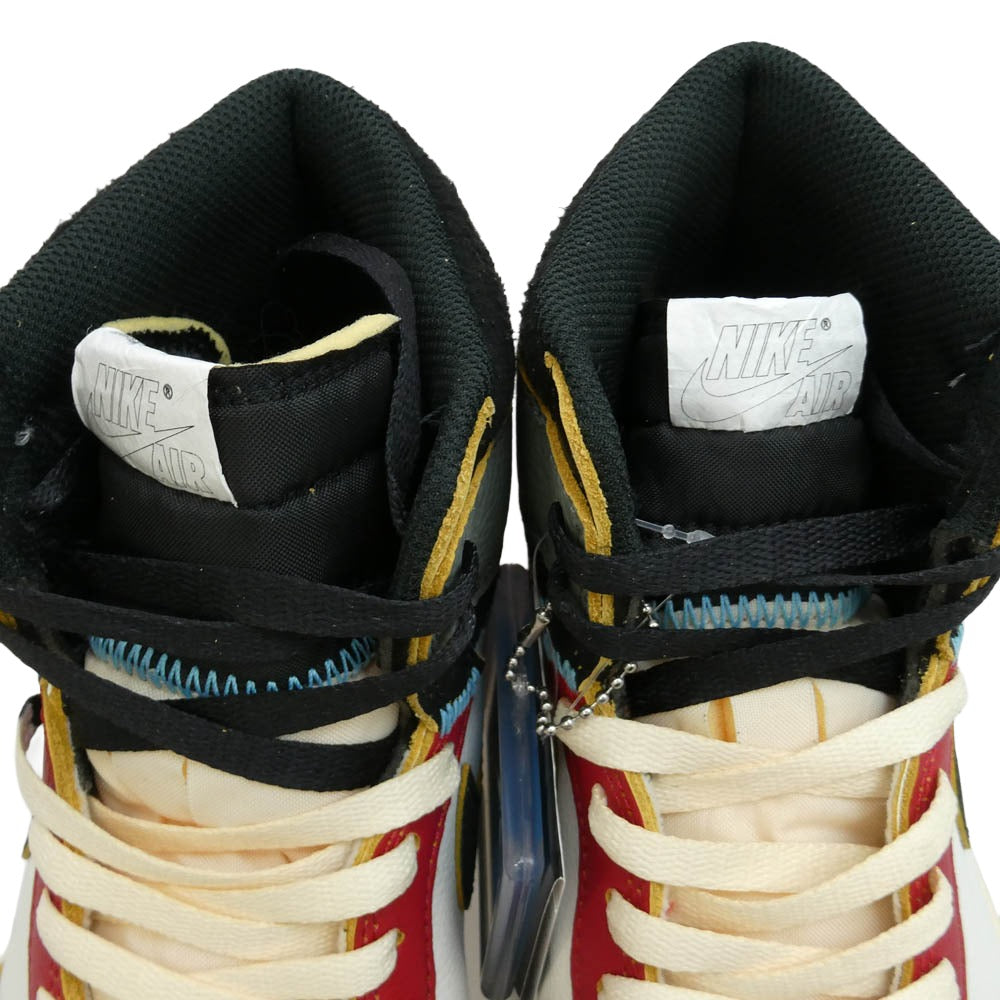 NIKE ナイキ HV8563-600 x UNION Air Jordan 1 Retro High OG Chicago Shadow ユニオン エアジョーダン1 レトロ ハイ シカゴシャドウ ハイカット スニーカー マルチカラー系 28cm【新古品】【未使用】【中古】