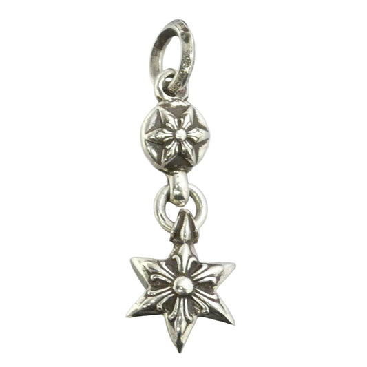 CHROME HEARTS クロムハーツ（原本無） 1BALL STAR 1ボールスター チャーム ペンダントトップ シルバー系【中古】