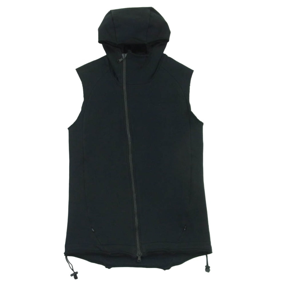 ripvanwinkle リップヴァンウィンクル RM-5012 ジップ フーデット スウェット ベスト ダークグレー系 黒に近いダークグレー系 4【中古】
