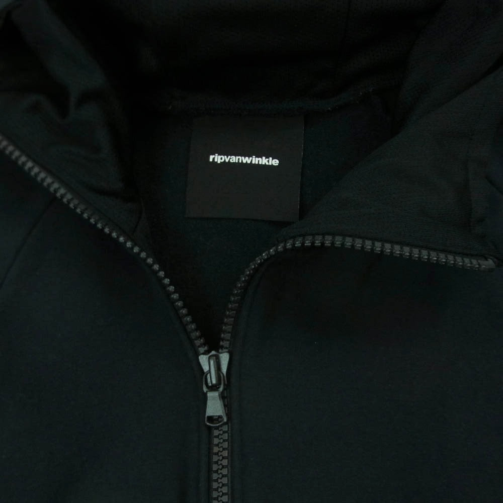 ripvanwinkle リップヴァンウィンクル RM-5012 ジップ フーデット スウェット ベスト ダークグレー系 黒に近いダークグレー系 4【中古】