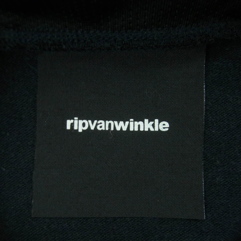 ripvanwinkle リップヴァンウィンクル RM-5012 ジップ フーデット スウェット ベスト ダークグレー系 黒に近いダークグレー系 4【中古】