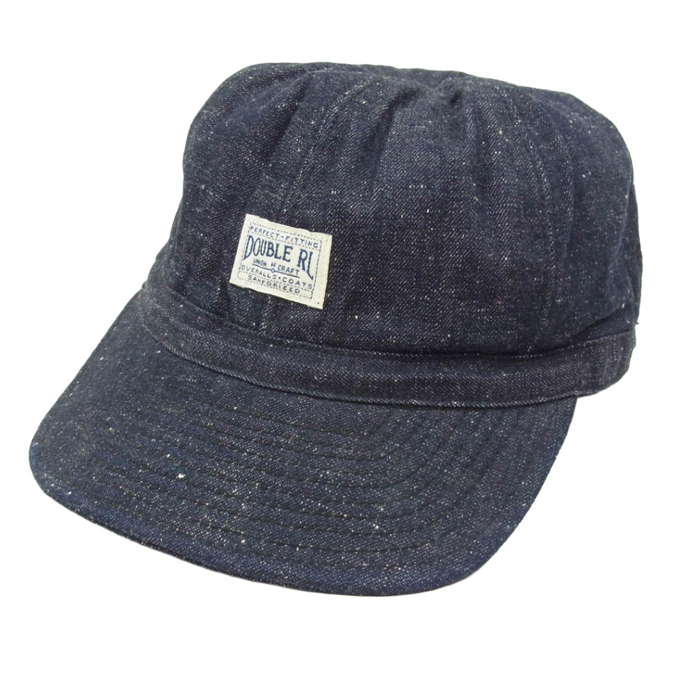RRL ダブルアールエル DENIM WORK CAP デニム ロゴ ワークキャップ 帽子 ネイビー系【中古】