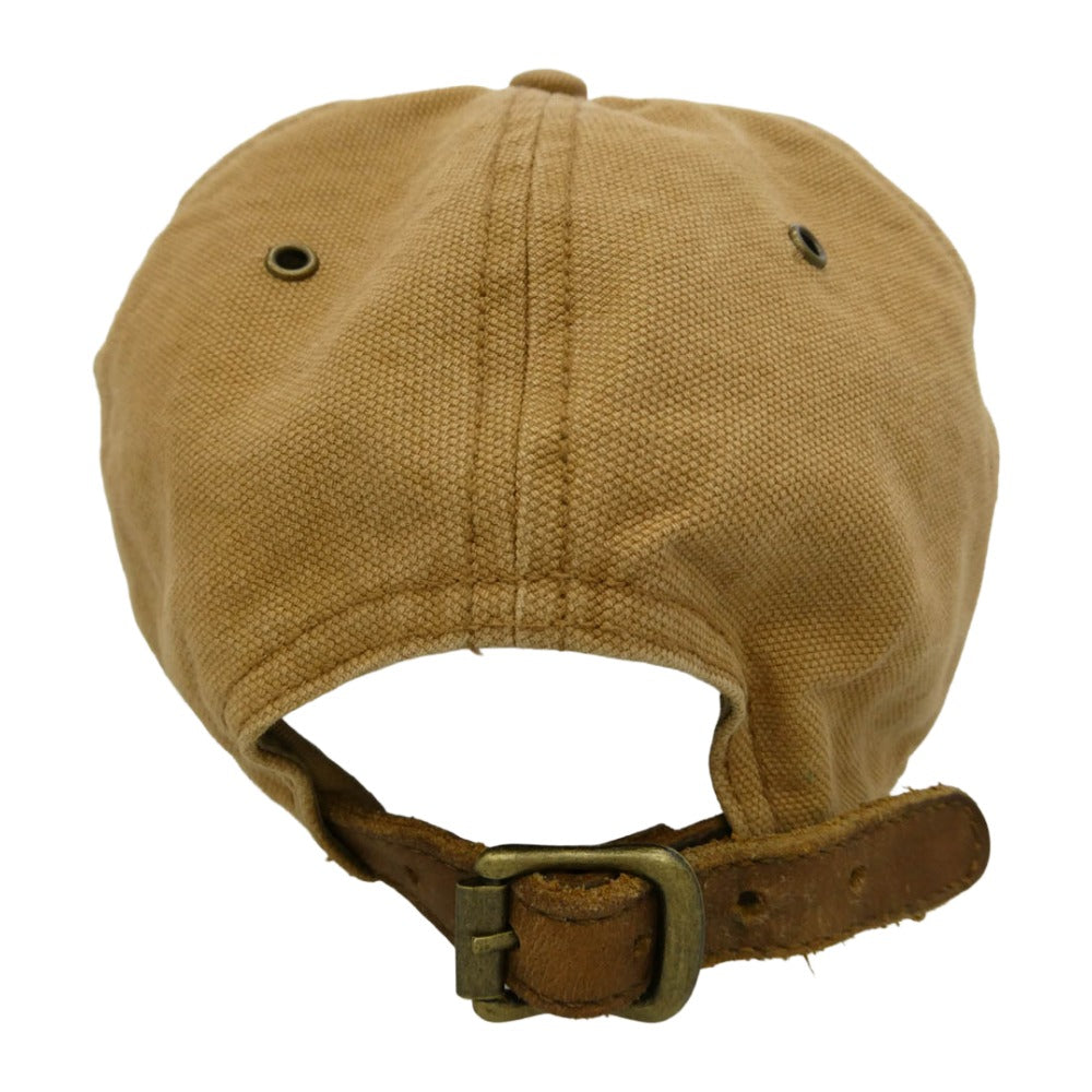 RRL ダブルアールエル GRAND CANYON CANVAS LEATHER CAP グランドキャニオン キャンバス レザー キャップ ライトブラウン系【中古】