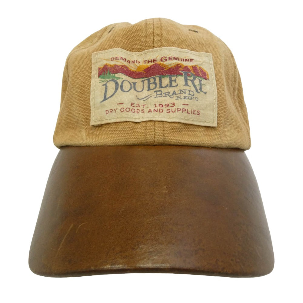 RRL ダブルアールエル GRAND CANYON CANVAS LEATHER CAP グランドキャニオン キャンバス レザー キャップ ライトブラウン系【中古】