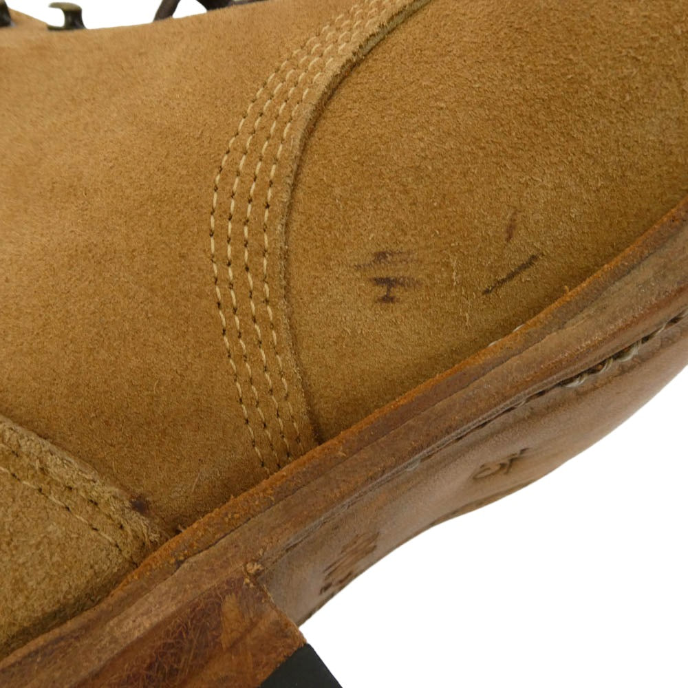 RRL ダブルアールエル USA製 BOWERY BOOTS レースアップ スエードレザー ボーリー ブーツ ブラウン系 US10【美品】【中古】