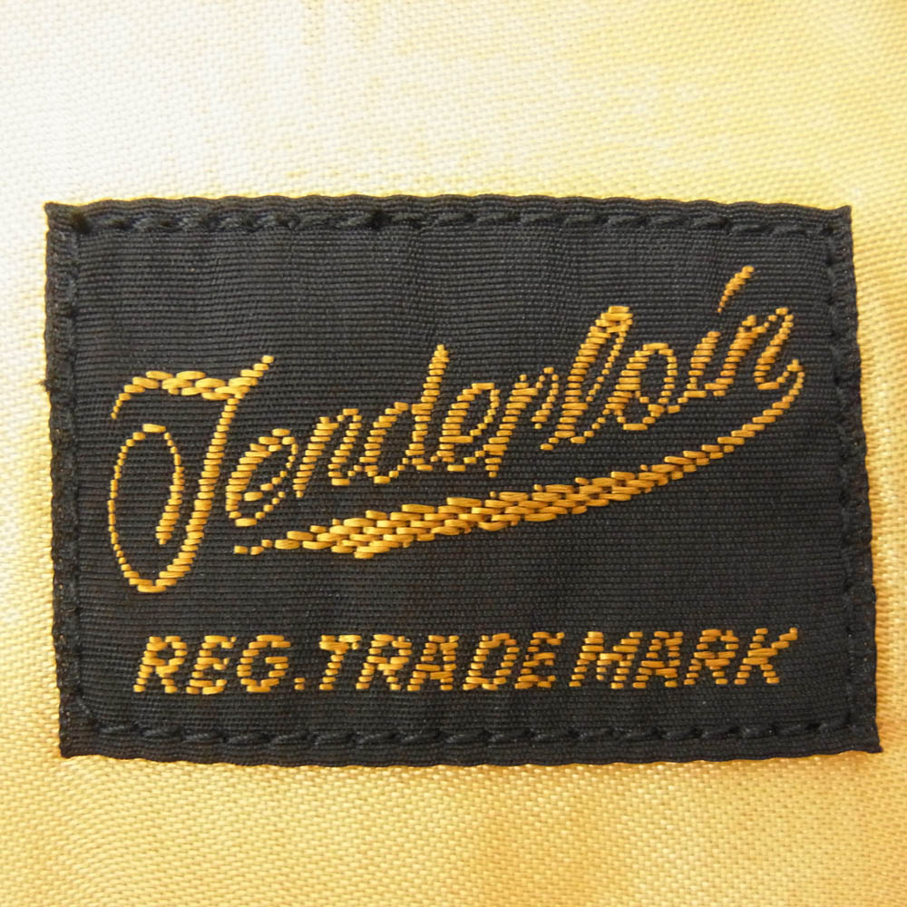 TENDERLOIN テンダーロイン T-CORDUROY SH AS 総柄 コーデュロイ 長袖 シャツ イエロー系 S【中古】