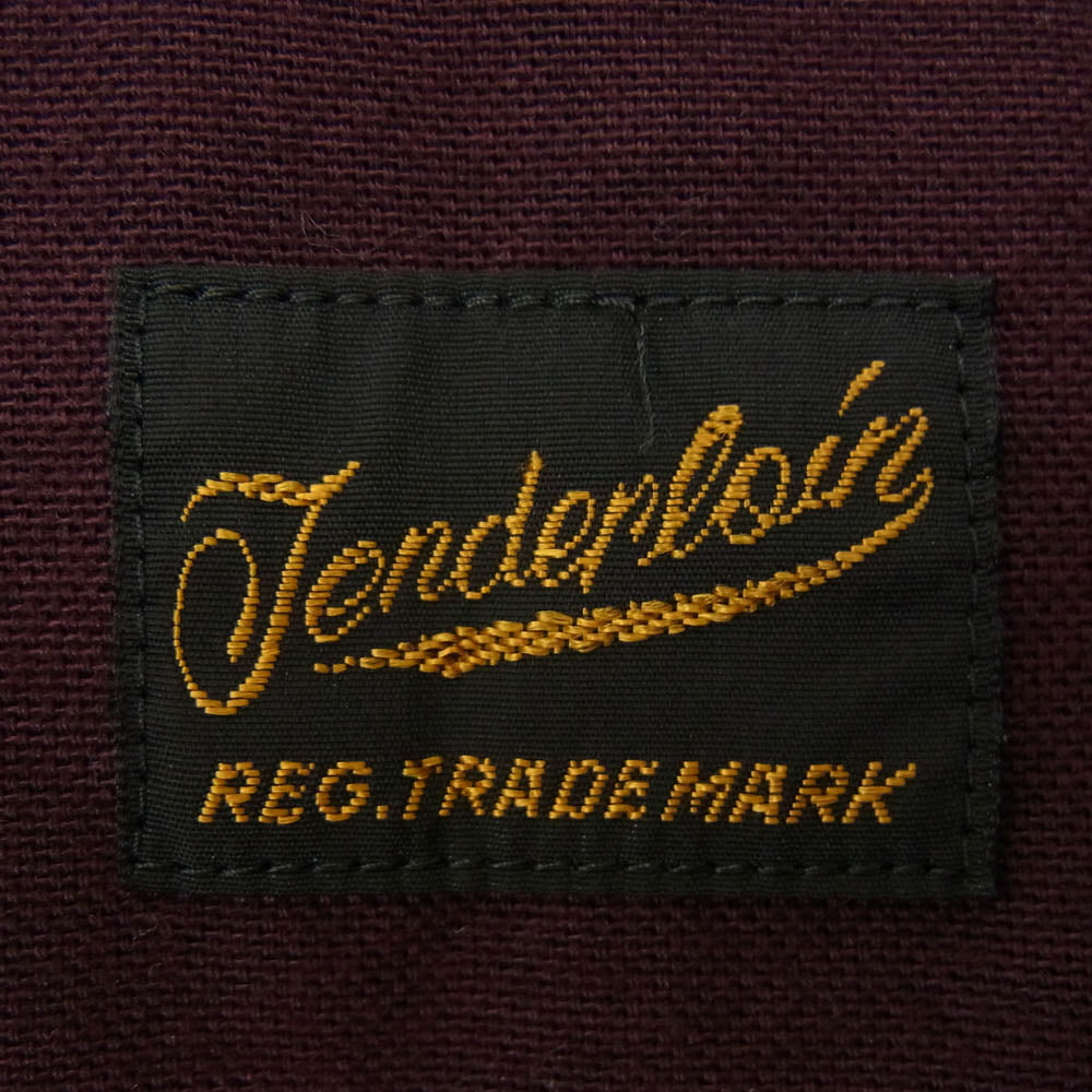 TENDERLOIN テンダーロイン T-BOWL SHT L/S 刺繡 ボーリング 長袖 シャツ パープル系 M【中古】