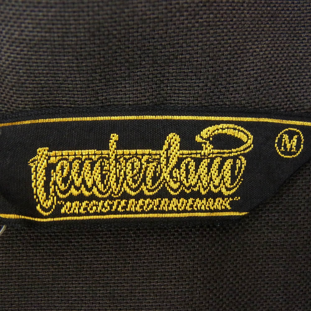 TENDERLOIN テンダーロイン T-BOWL SHT L/S 刺繡 ボーリング 長袖 シャツ ブラック系 M【中古】