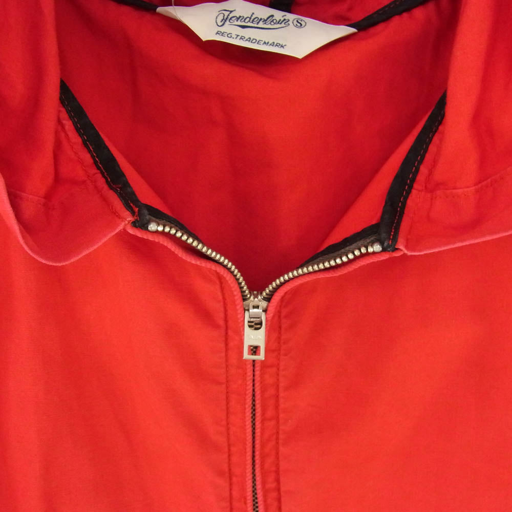 TENDERLOIN テンダーロイン T-STP PARKA コットン ジップアップ フーディ パーカー レッド系 S【中古】