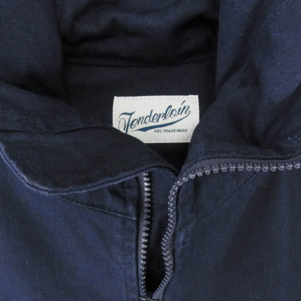 TENDERLOIN テンダーロイン T-DUCK PARKA ダック フーディ パーカー ジャケット ネイビー系 S【中古】