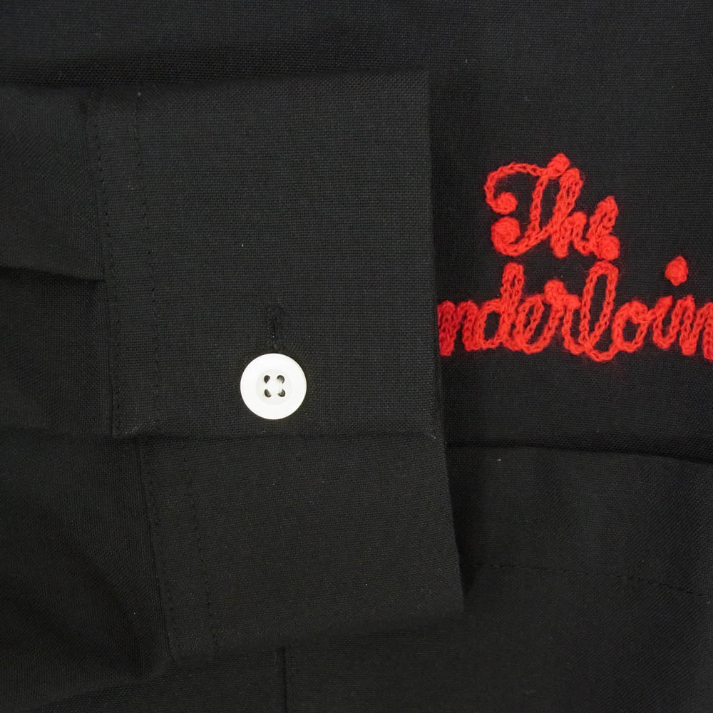 TENDERLOIN テンダーロイン T-BOWL SHT L/S 刺繡 ボーリング 長袖 シャツ ブラック系 S【中古】