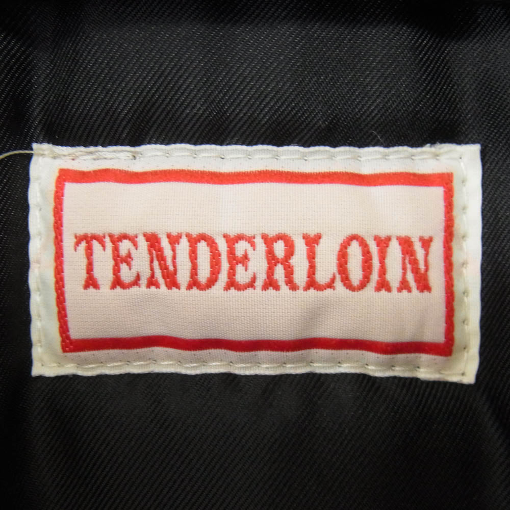 TENDERLOIN テンダーロイン ボックスタグ 中綿 MA-1 ミリタリー ジャケット ブラック系 L【中古】