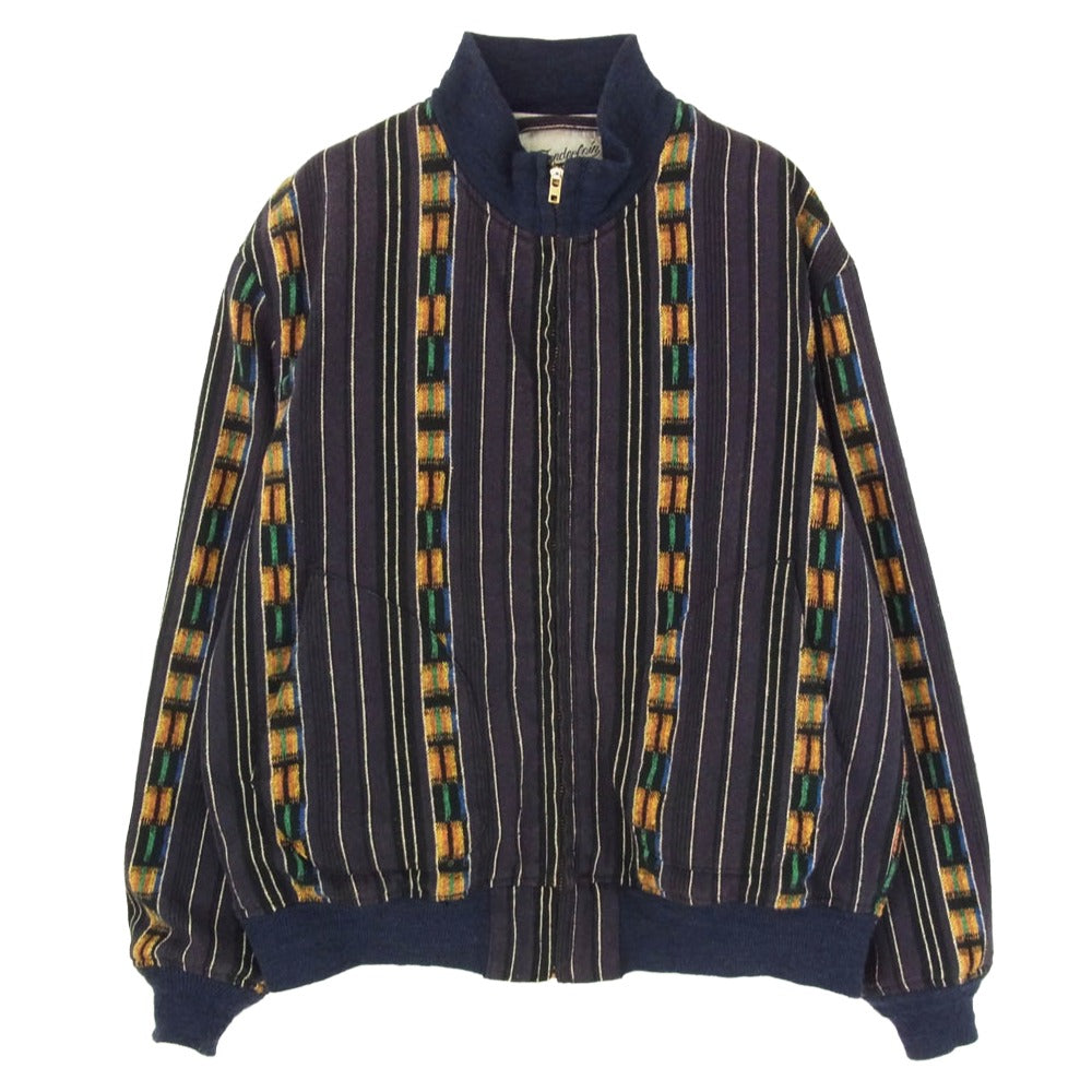 TENDERLOIN テンダーロイン T-GTM ZIP JKT グアテマラ ネイティブ ジップアップ ジャケット ネイビー系 S【中古】