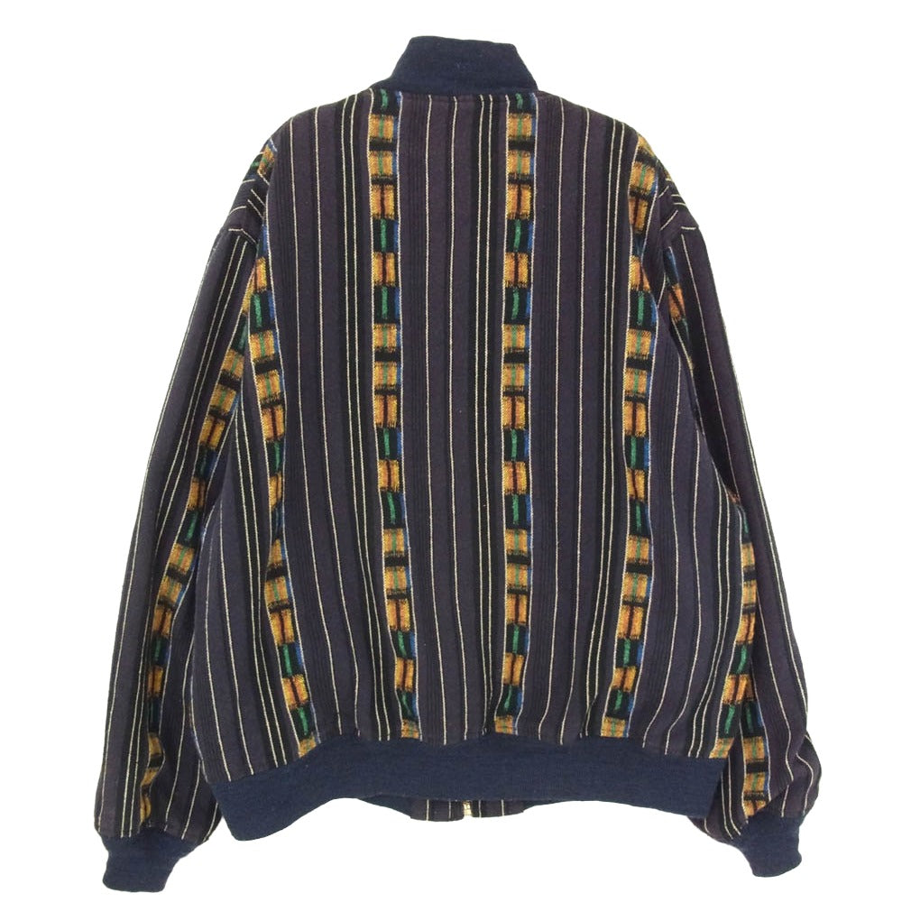 TENDERLOIN テンダーロイン T-GTM ZIP JKT グアテマラ ネイティブ ジップアップ ジャケット ネイビー系 S【中古】