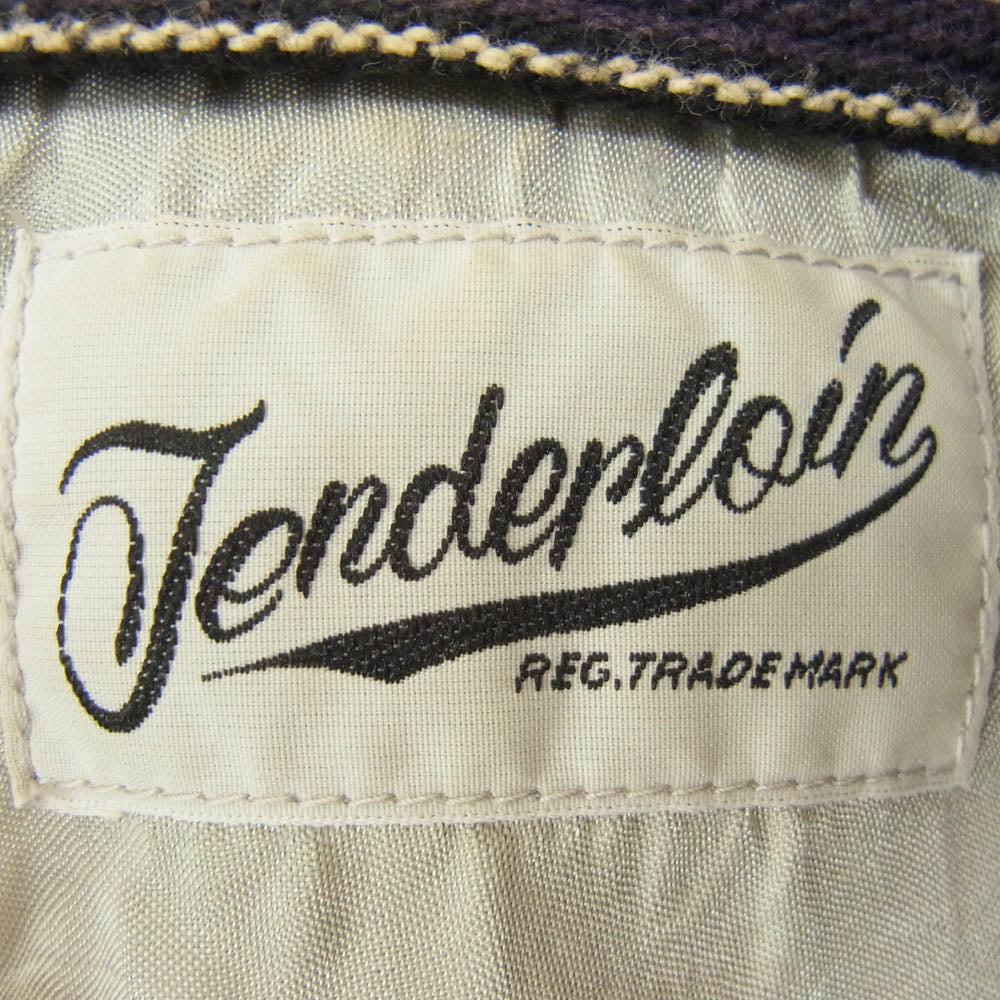 TENDERLOIN テンダーロイン T-GTM ZIP JKT グアテマラ ネイティブ ジップアップ ジャケット ネイビー系 S【中古】