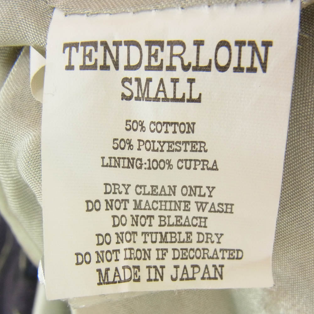TENDERLOIN テンダーロイン T-GTM ZIP JKT グアテマラ ネイティブ ジップアップ ジャケット ネイビー系 S【中古】