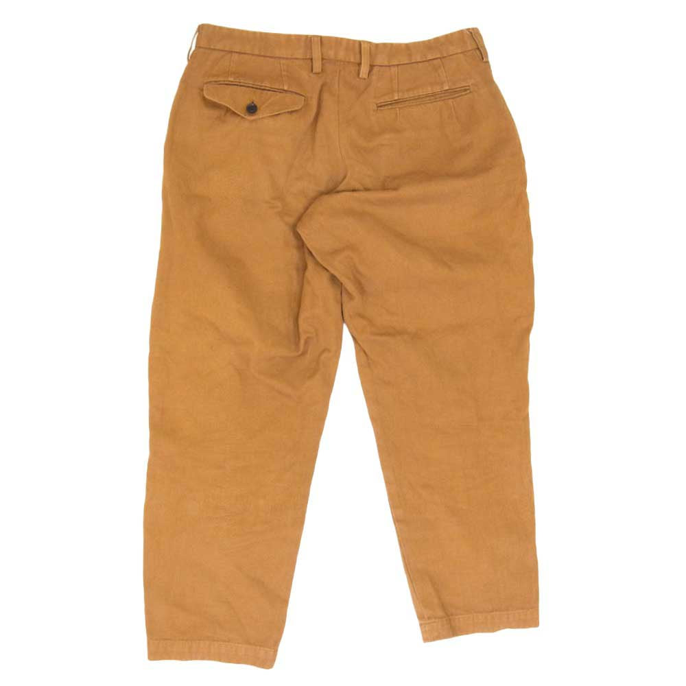 kolor カラー 14AW 14WCM-P16113 オックスクロップド コットン パンツ ブラウン系 3【中古】