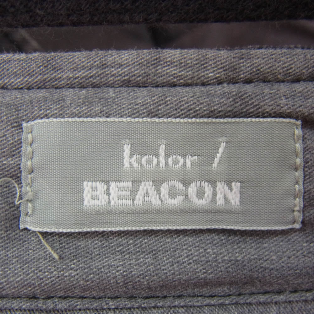 kolor カラー 15AW 15WBM-P12137 BEACON ビーコン コットン パンツ ブラック系 3【中古】