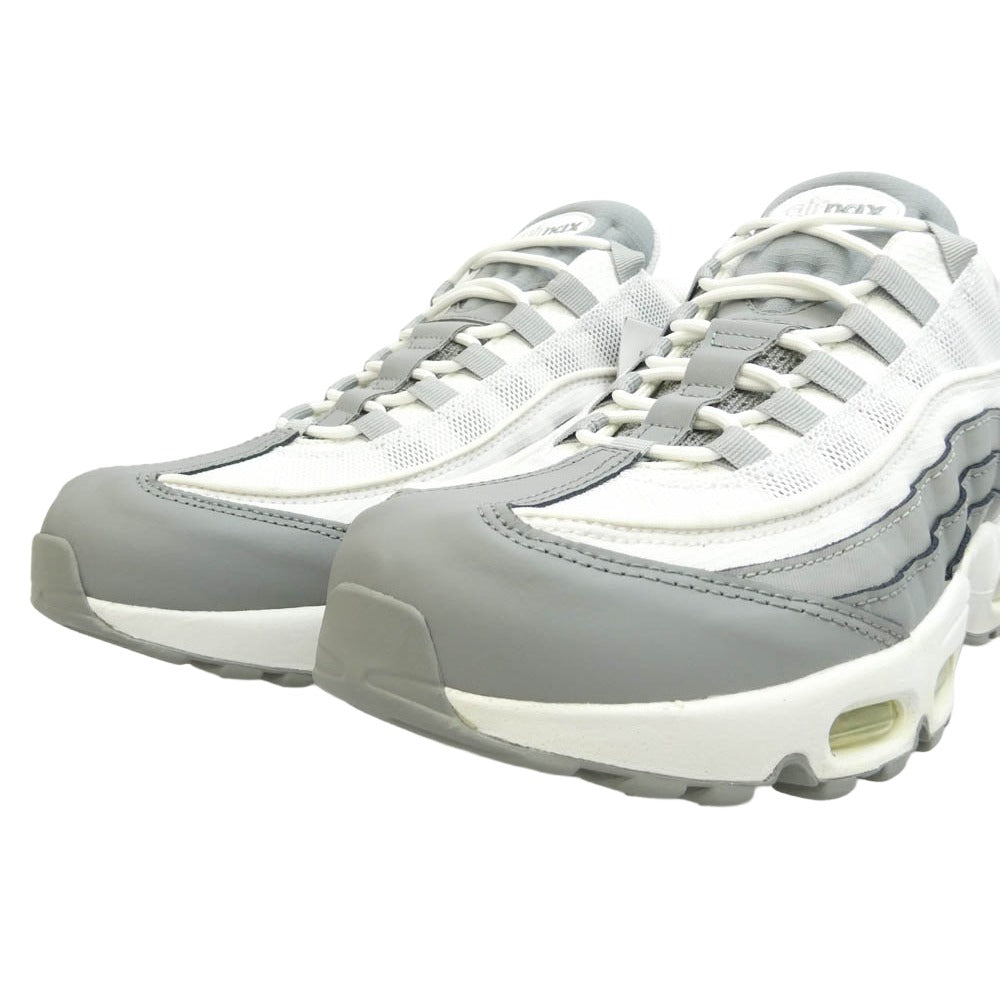 NIKE ナイキ CT1268-001 Air Max 95 Essential Particle Grey/White-LT Smoke Grey エアマックス 95 エッセンシャル スニーカー グレー系 ホワイト系 27cm【極上美品】【中古】