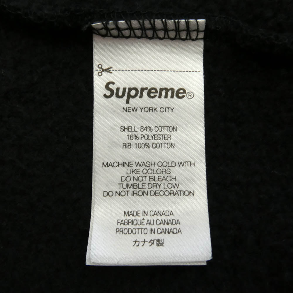 Supreme シュプリーム 24SS Small Box Raglan Crewneck スモールボックス ラグラン クルーネック スウェット ブラック系 L【中古】