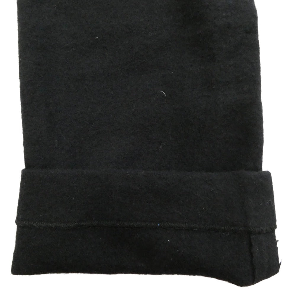COMOLI コモリ 22AW W03-03019 縮絨ウール バック ストラップ ストレート パンツ ダークネイビー系 3【極上美品】【中古】
