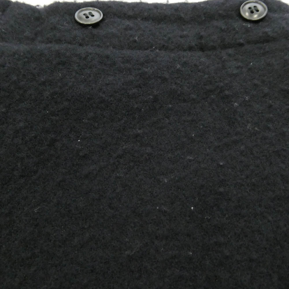 COMOLI コモリ 22AW W03-03019 縮絨ウール バック ストラップ ストレート パンツ ダークネイビー系 3【極上美品】【中古】