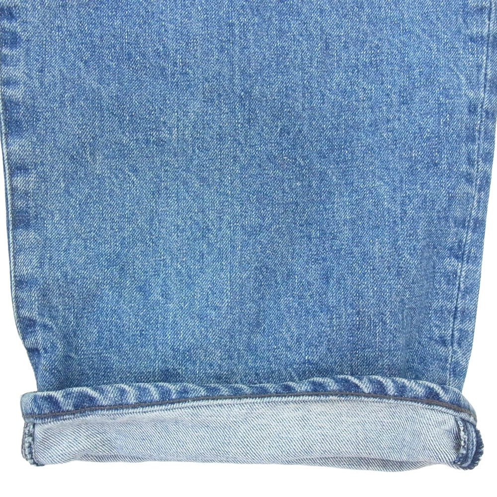 WTAPS ダブルタップス 25AW 252WVDT-PTM03 BLUES STRAIGHT / TROUSERS /COTTON. DENIM ストレート トラウザーズ ワイド デニム パンツ インディゴブルー系 X03【中古】