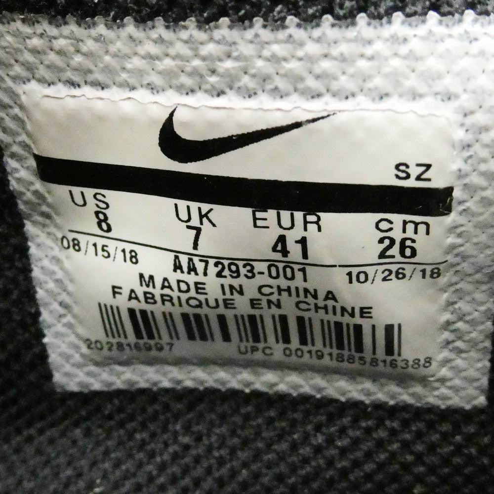NIKE ナイキ OFF-WHITE オフホワイト AA7293-001 × Off-White Air Max 90 BLACK/BLACK-CONE-WHITE オフホワイト エアマックス ローカット スニーカー ブラック系 26cm【中古】