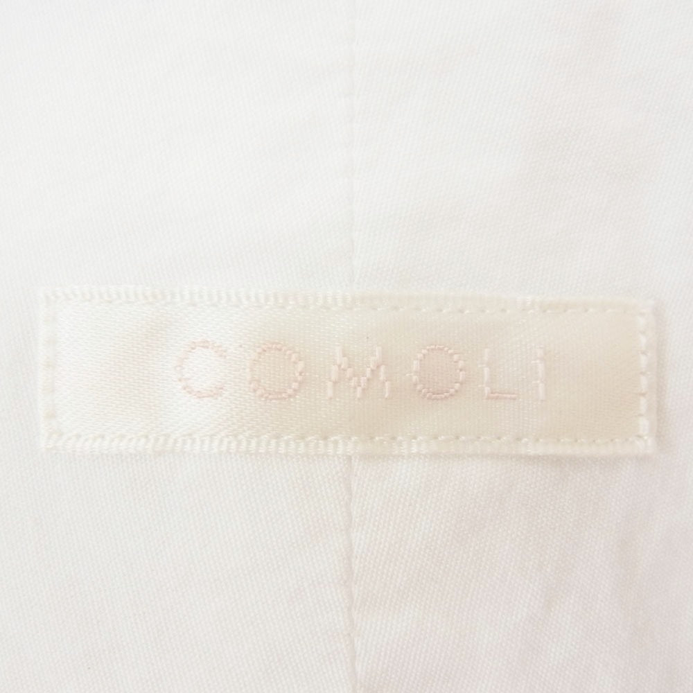 COMOLI コモリ 25AW C03-02001 コモリシャツ 長袖 シャツ ホワイト系 2【中古】