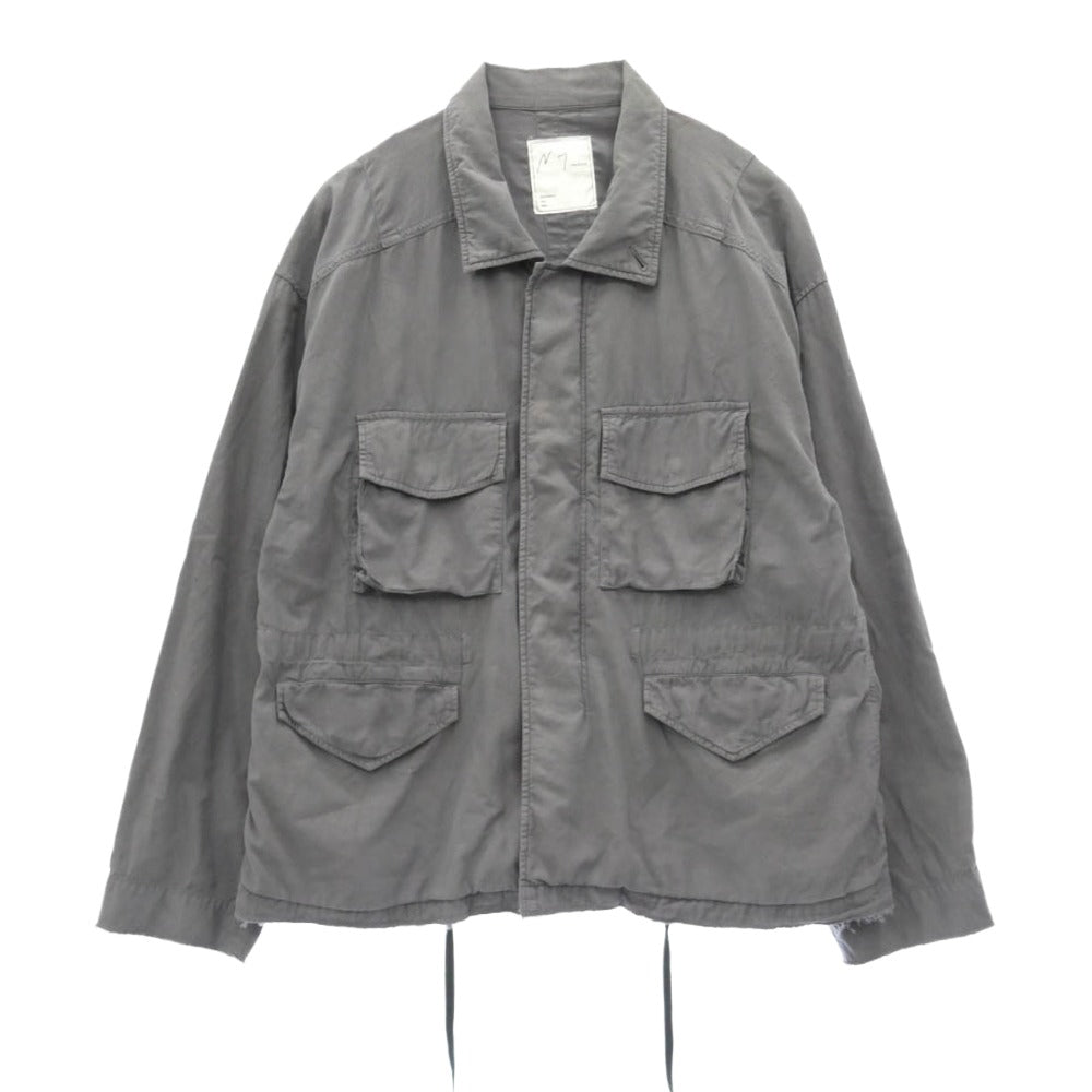 ANCELLM アンセルム 26SS ANC-JK74-B AGING FIELD JACKET エイジング ミリタリー フィールドジャケット グレー系 1【中古】