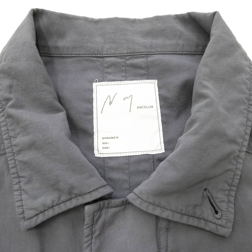 ANCELLM アンセルム 26SS ANC-JK74-B AGING FIELD JACKET エイジング ミリタリー フィールドジャケット グレー系 1【中古】